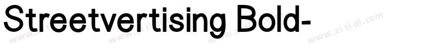 Streetvertising Bold字体转换